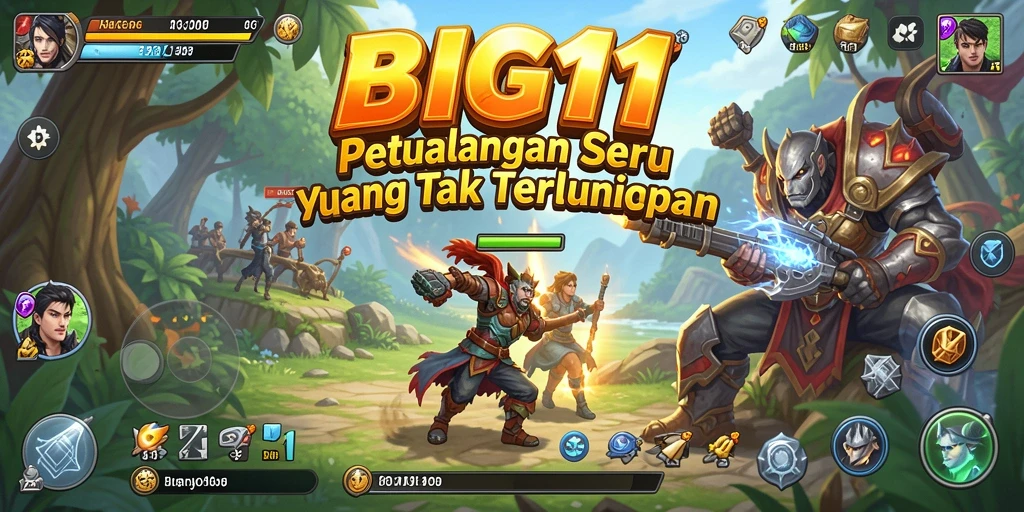 Tampilan gameplay BIG11 menampilkan aksi petualangan yang mendebarkan.