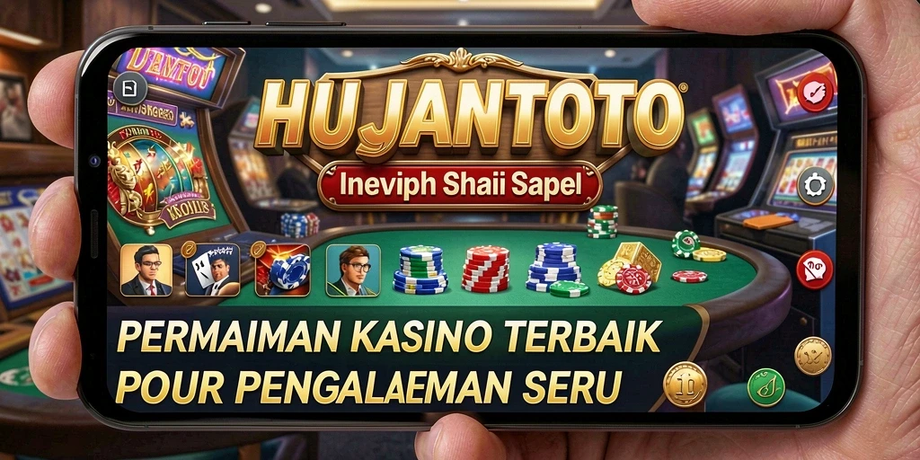Screenshot HUJANTOTO menampilkan pengalaman bermain kasino yang seru dan menarik.