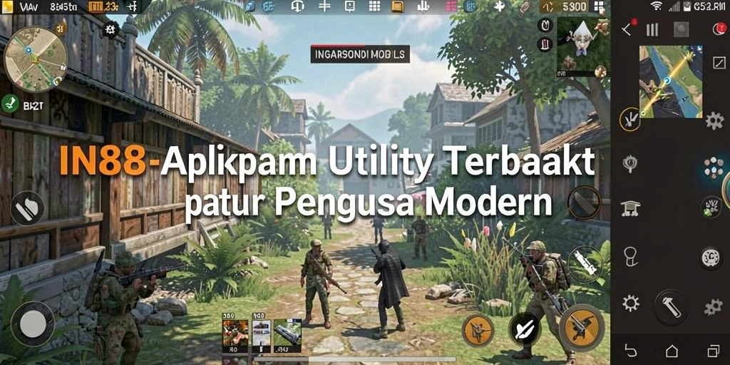 Screenshot utama IN88 menampilkan alat manajemen aplikasi yang efisien.