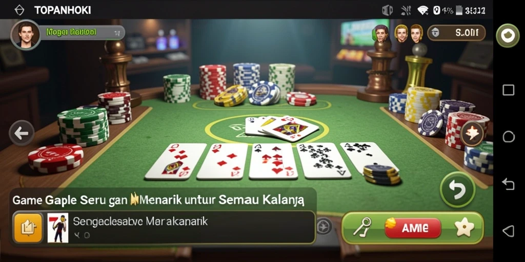 Tampilan gameplay seru di aplikasi TOPANHOKI yang memikat.